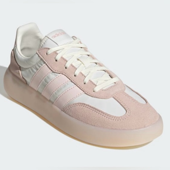 Adidas Barreda Decode suede shoes pink & off white women’s 7.5 - Picture 4 of 10
